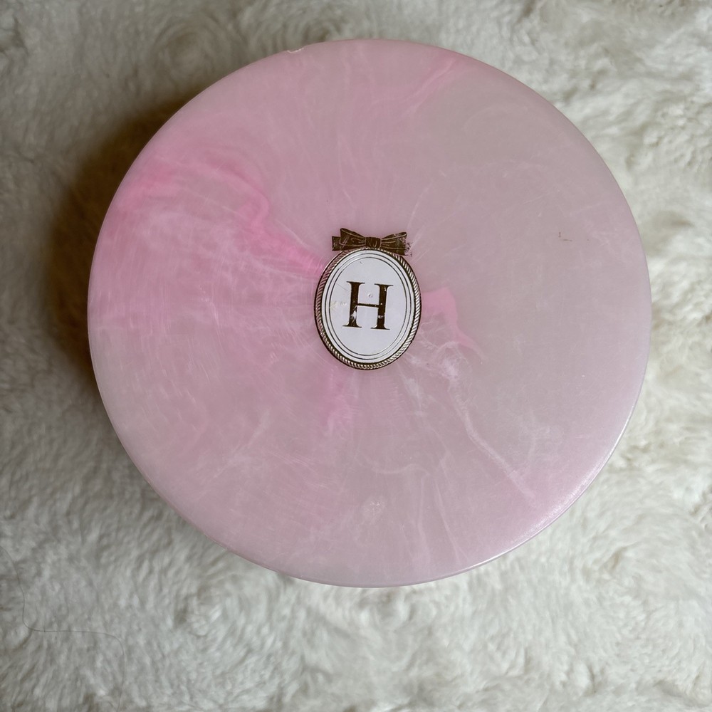 Chantilly Perfumed Bath Powder Pink Container Houbigant EMPTY Plastic