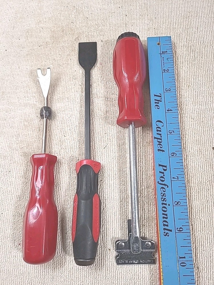 Mayhew Scraper, 1" Blade Width, Gasket Scraper, Trim Tool Lot. 3 Tools