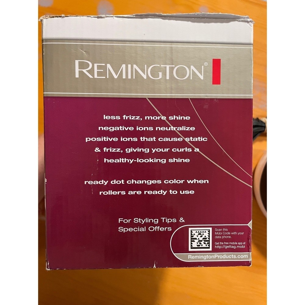 Complete Tested Remington Ionic Protective Ceramic Hot Rollers 20 Curlers H-5600