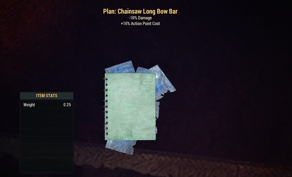 (Xbox) Chainsaw Long Bow Bar Plan
