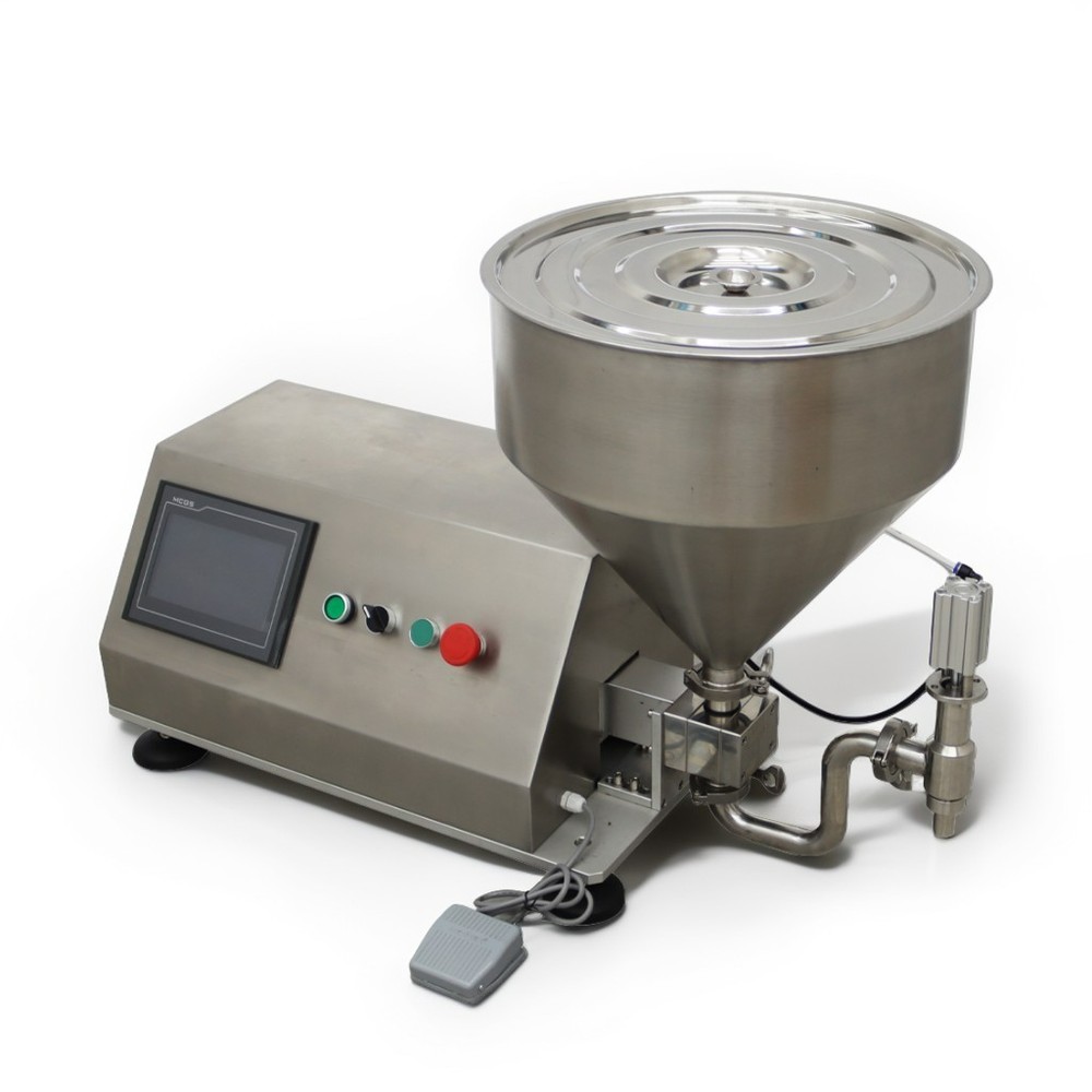 Gear Pump Paste Filling Machine for Jam/Honey/Sauce One Nozzle 5-5000ml 800W