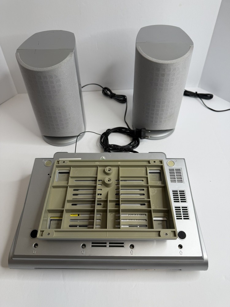 Coby CX-CD 376 Micro CD Stereo System Untested without Remote