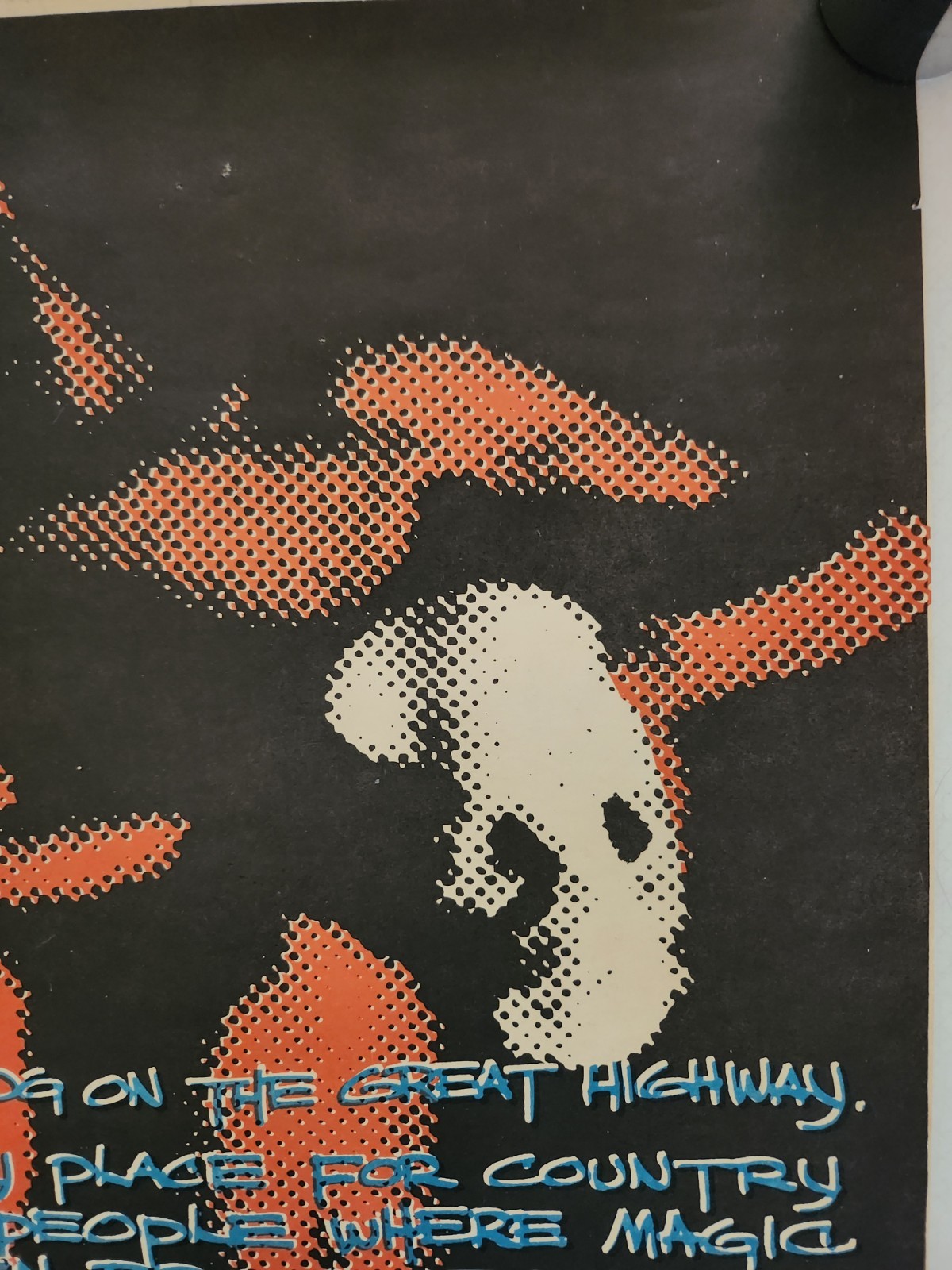 Original Grateful Dead Concert Poster For Family Dog on the Great Highway