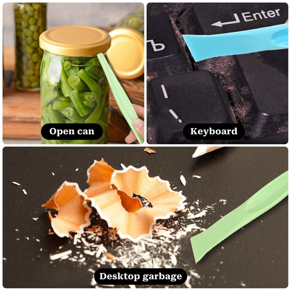 2 in 1 Plastic Scraper Tool,Multi-purpose No-Scratch Scraping Tools Small Scr...