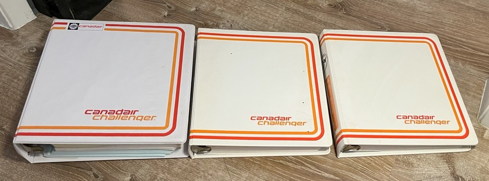 Canadair Challenger Flight & Operating Manuals + Quick Reference PSP600-1 Plane