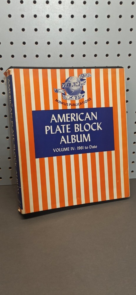American Plate Block Album Post Stamps Volume IV 1961 To Date Minkus