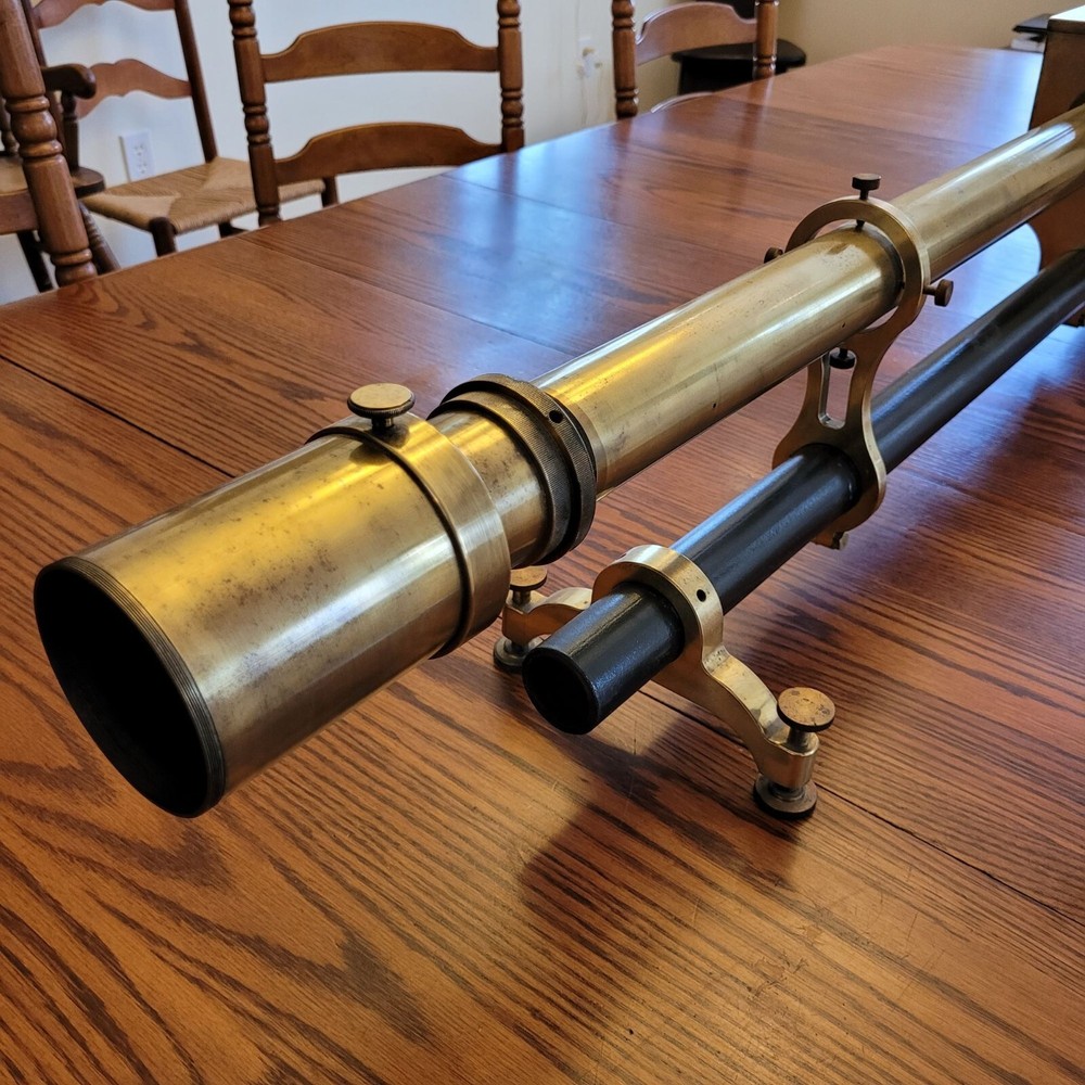 Antique 19th Cent Brass Spectrometer Ellipsometer Nobel Prize Debye Spectroscope