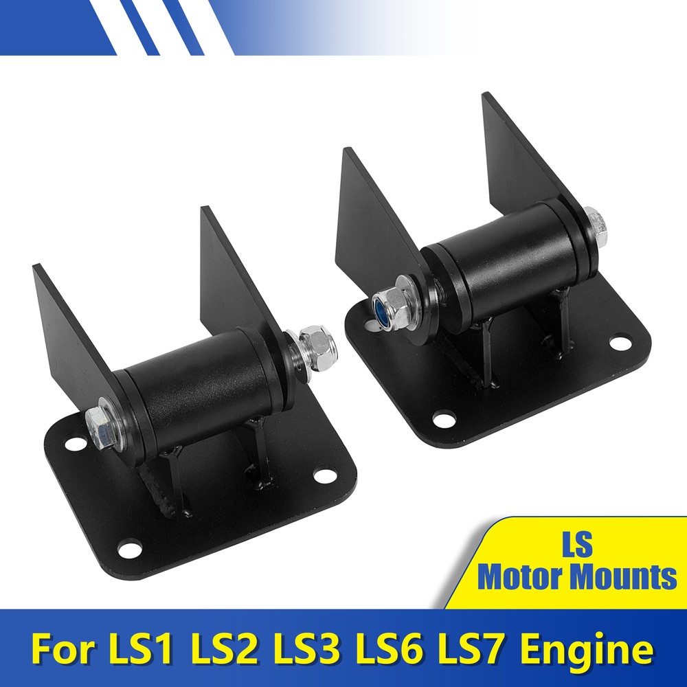 Universal LS Engine Motor Mounts Conversion Swap Fits LS1 LS2 LS3 LS6 LS7