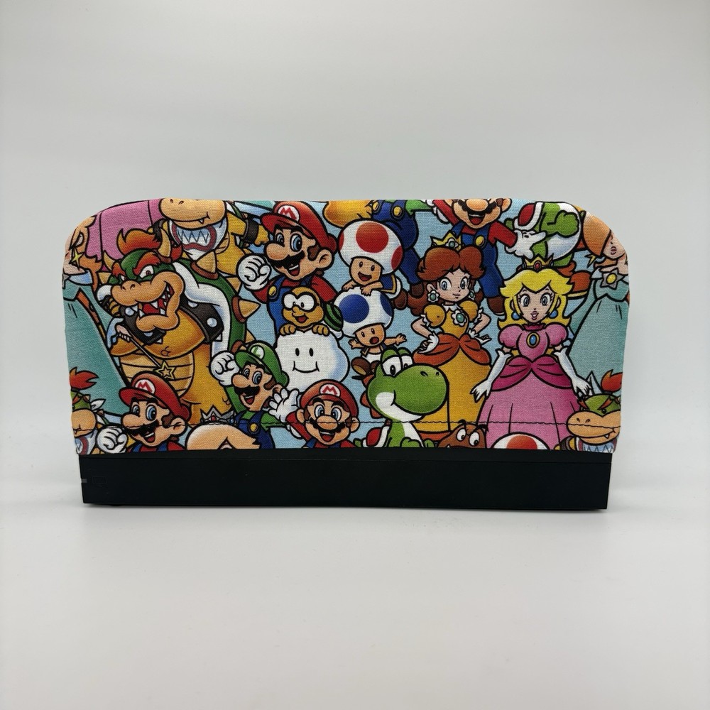 Nintendo Switch 2 Dock Cover Screen Protector Sleeve Mario DK Bowser Yoshi Toad