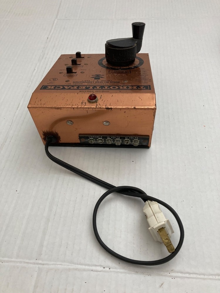 Vintage MRC Throttlepack Model 501 Train Transformer , Untested **