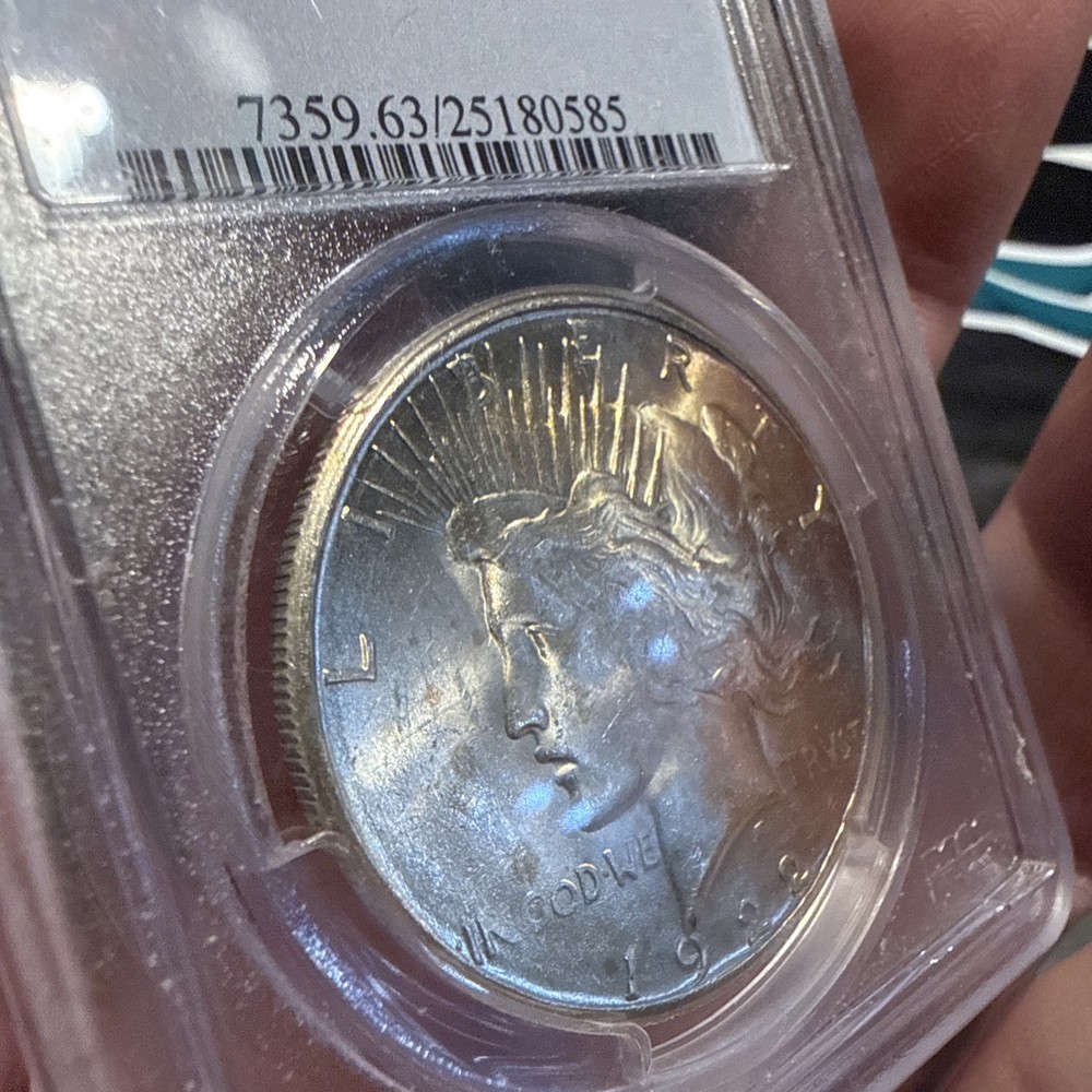 1922-S PEACE DOLLAR MS63 BETTER DATE