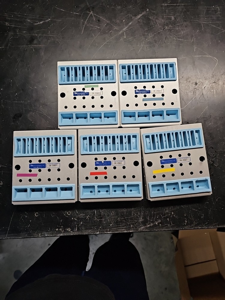 Lot 5 MICROMEDICS IN-2001 STERILIZATION CASEs