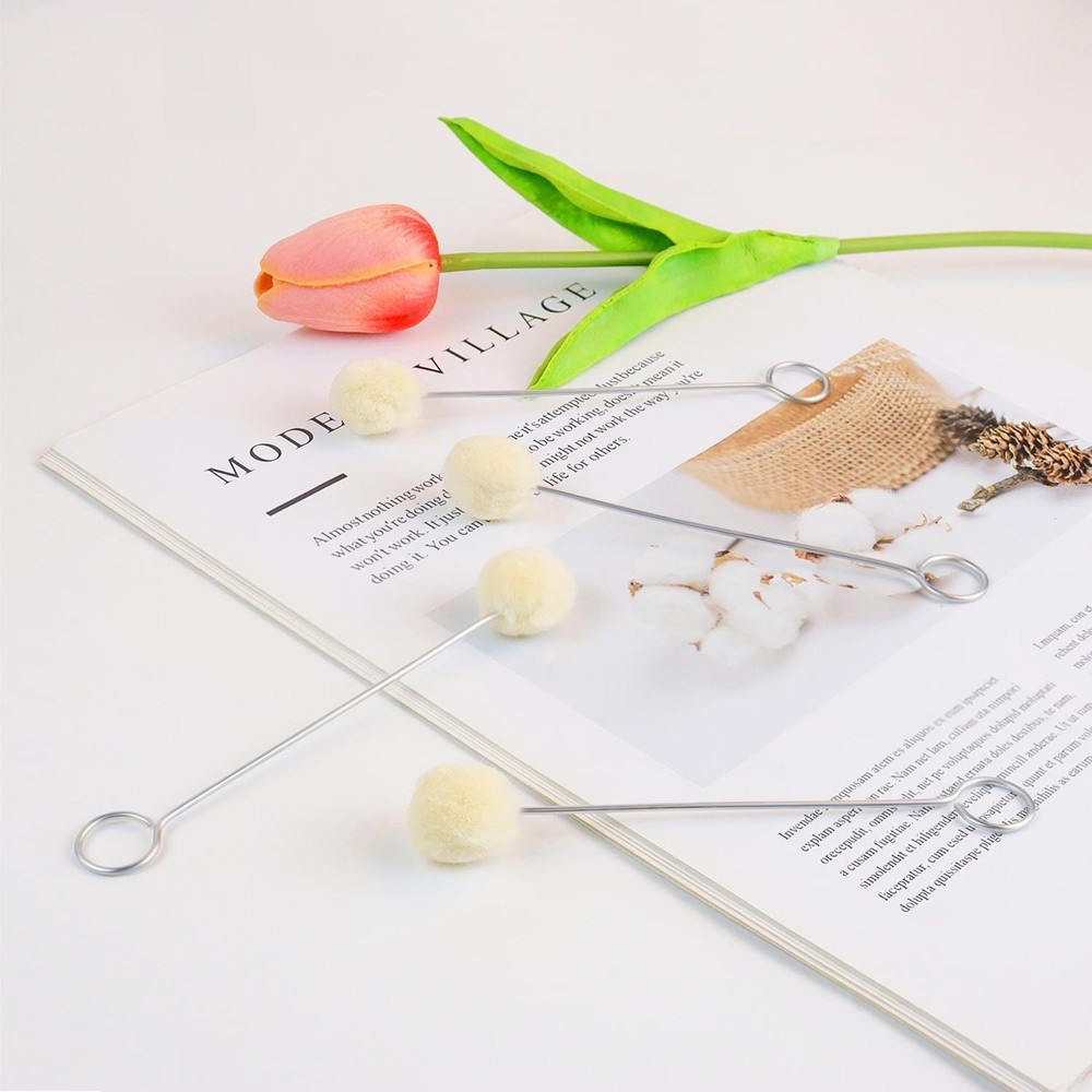 Versatile Leather Dye Applicator Wool Daubers - 10 Pieces for DIY Projects
