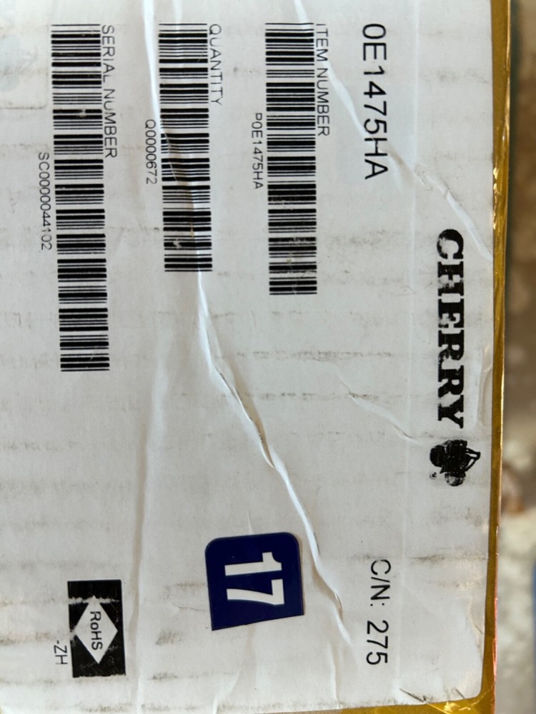 Cherry Micro Switch P/N E14-75HA