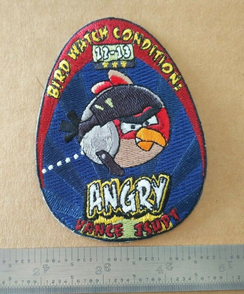 Authentic/Original USAF Vance AFB JSUPT Class12-13 Angry Birds Theme Patch