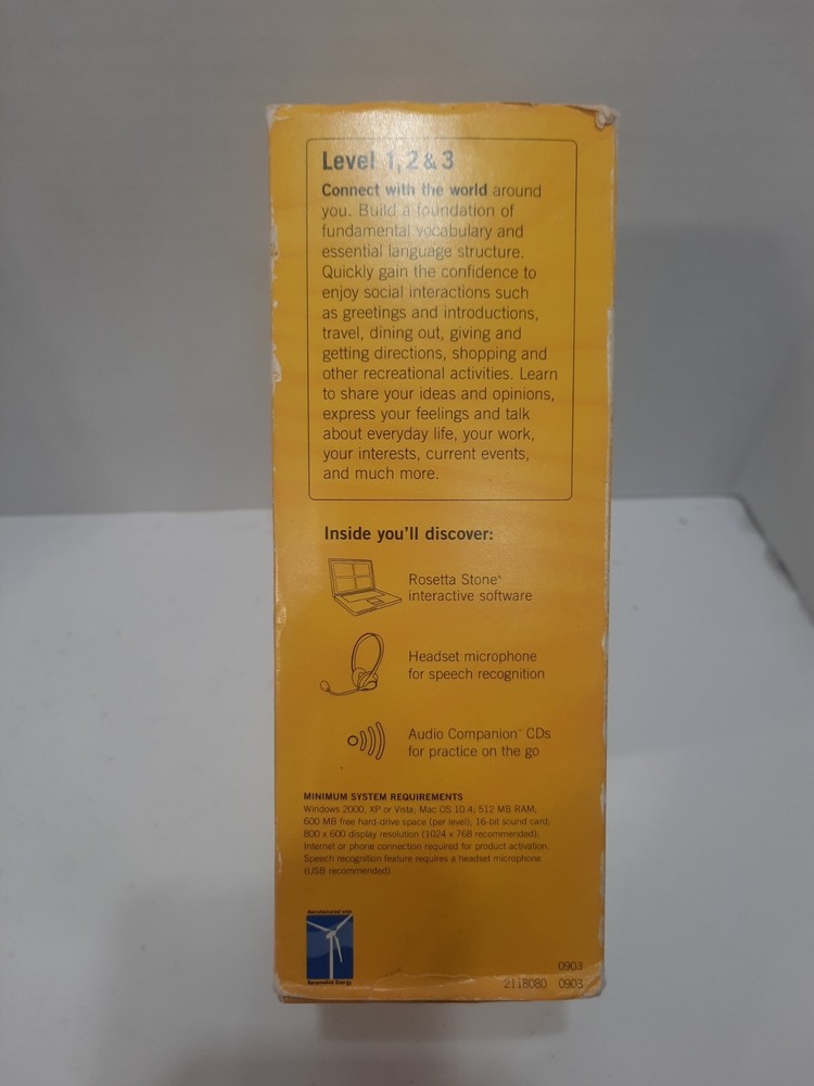 Rosetta Stone 3 for PC, Mac #127