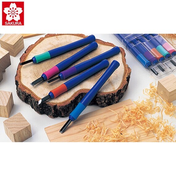 Sakura Wood Carving Tools - 5 Piece Set