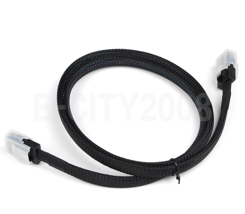 2PCS SFF-8087 to SFF-8087 Internal Mini SAS 36-Pin Server Hard Disk RAID Cable