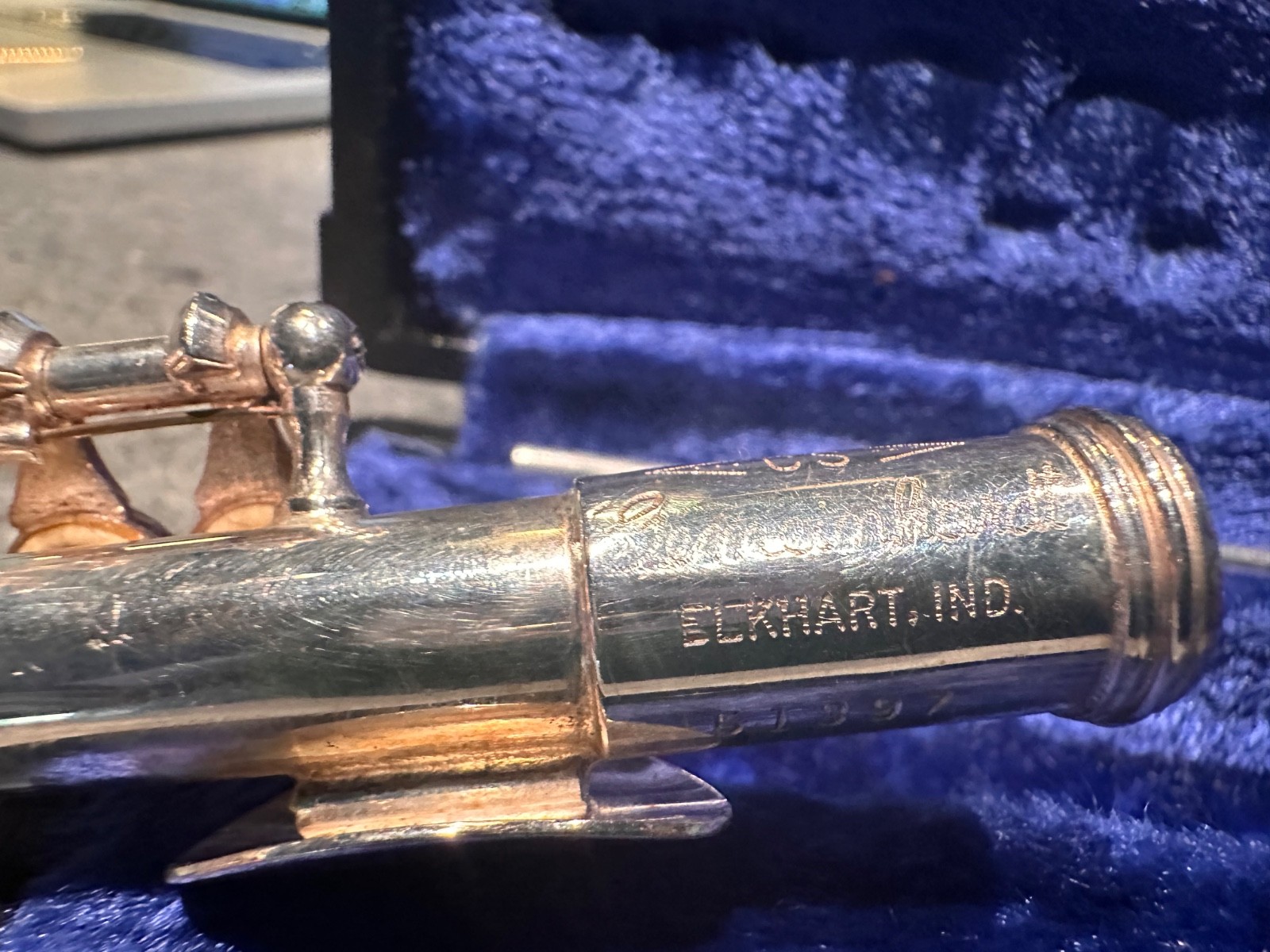 Vintage CS Gemeinhardt Piccolo Solid Sterling Silver Head w/ Cases