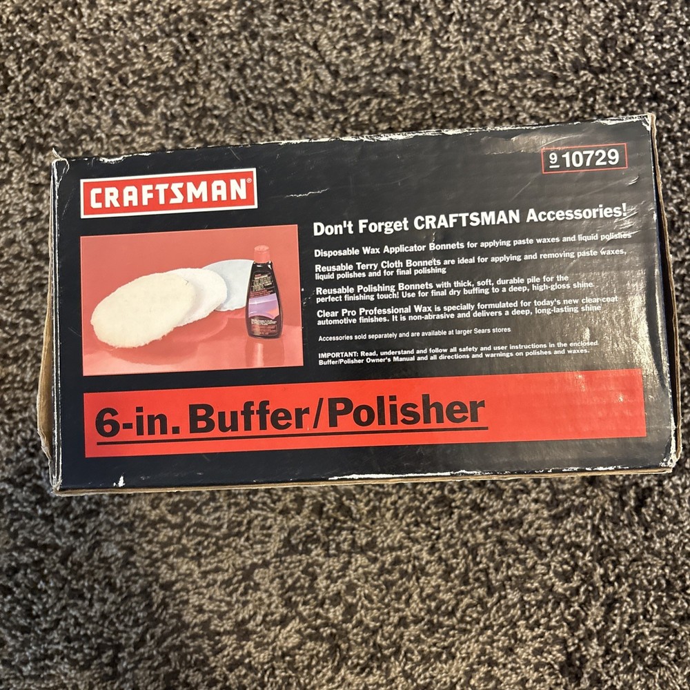 6in. car buffer polisher **WORKS!**