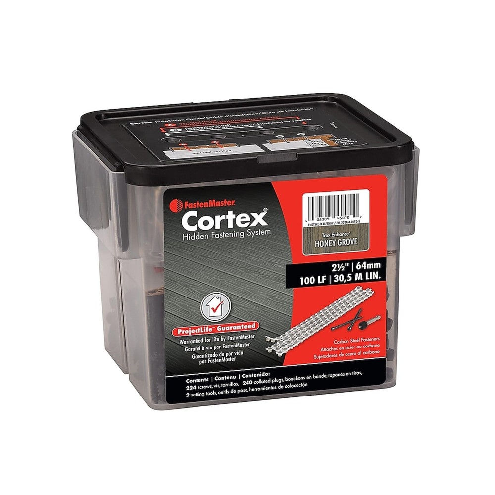 Fastenmaster Collated Cortex Hidden Plug Fasteners for Trex Decking – Hone