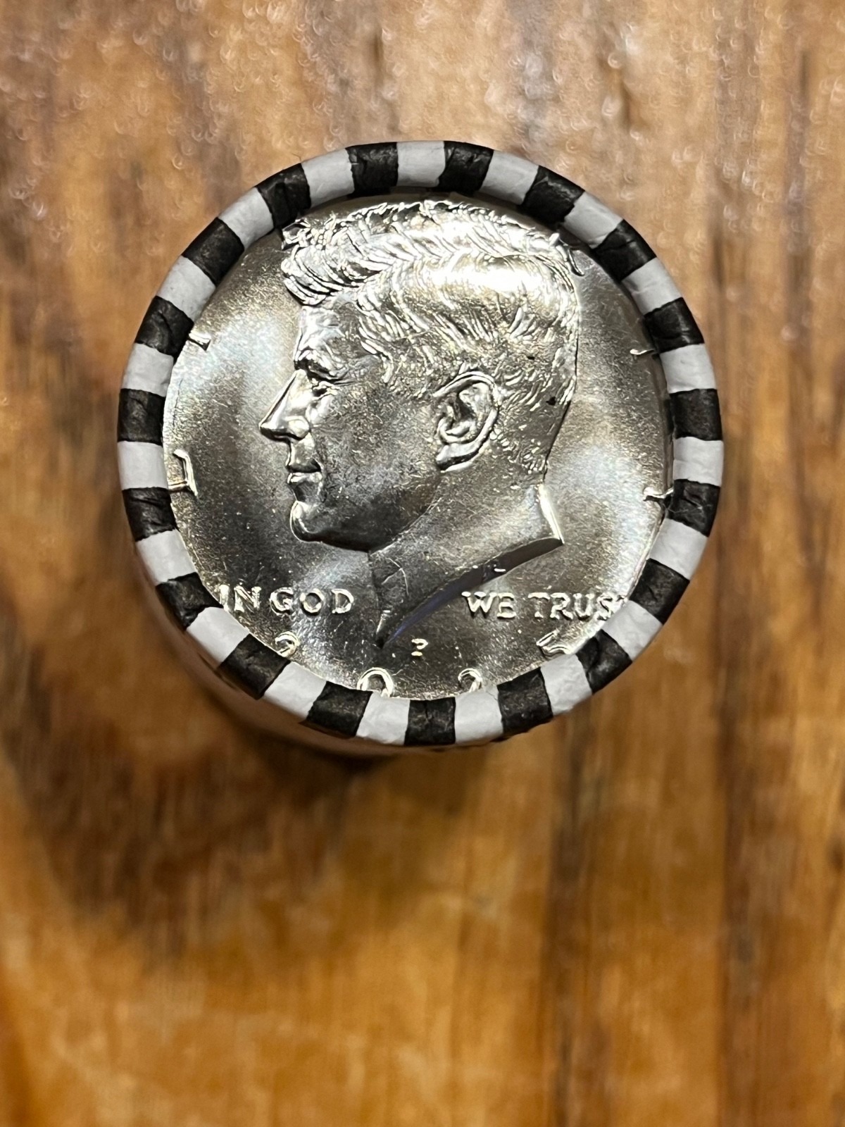 2025 P Kennedy Half Dollar Uncirculated Original Bank Wrapped Roll - 20 Coins