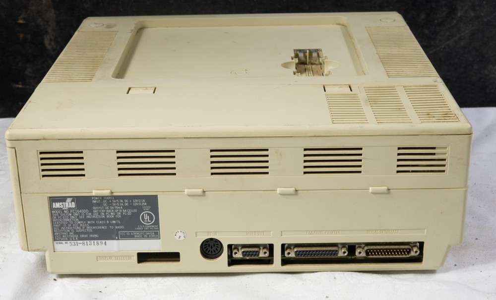 Vintage Amstrad PC1640DD 8086 untested 1894