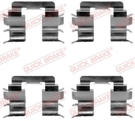 Accessory Kit, disc brake pad QUICK BRAKE 109-1272