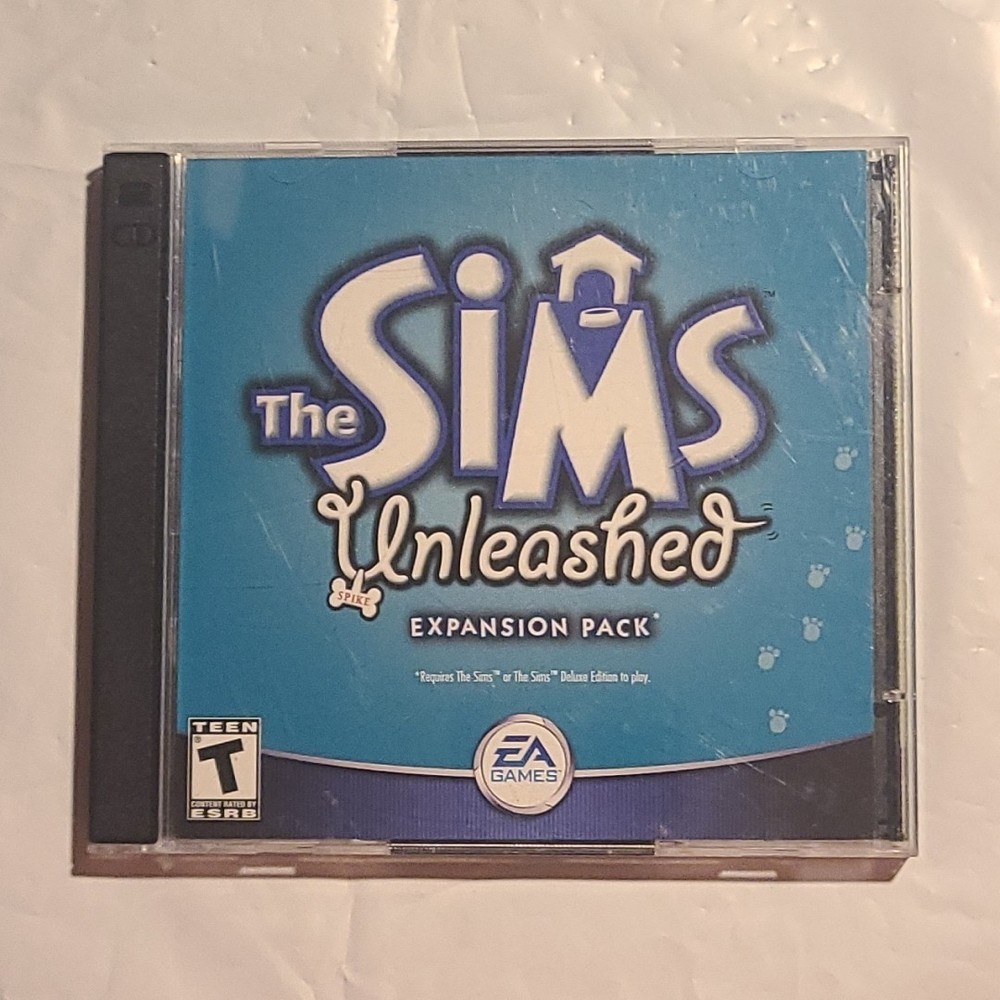 The Sims: Unleashed Expansion Pack (PC 2-Disc CD-ROM, 2002) CD