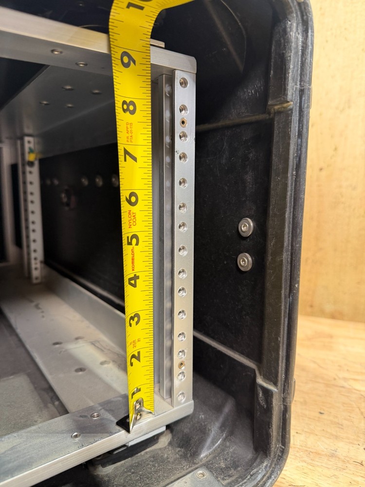 ECS Server 5U Rack Rackmount 19" X 24" Frame Waterproof Black Storage Case