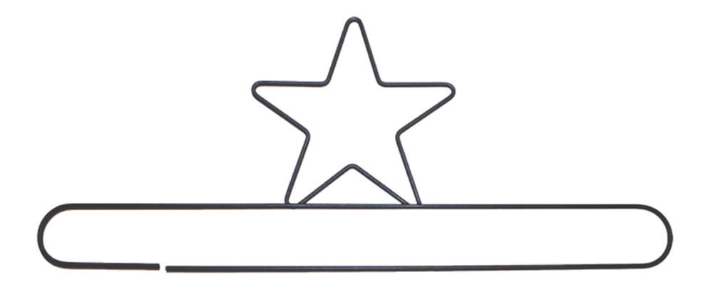 Ackfieldwire Star 24 Inch Split Bottom Craft Holder