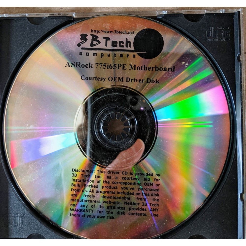 ASRock 775i65PE Motherboard Driver CD