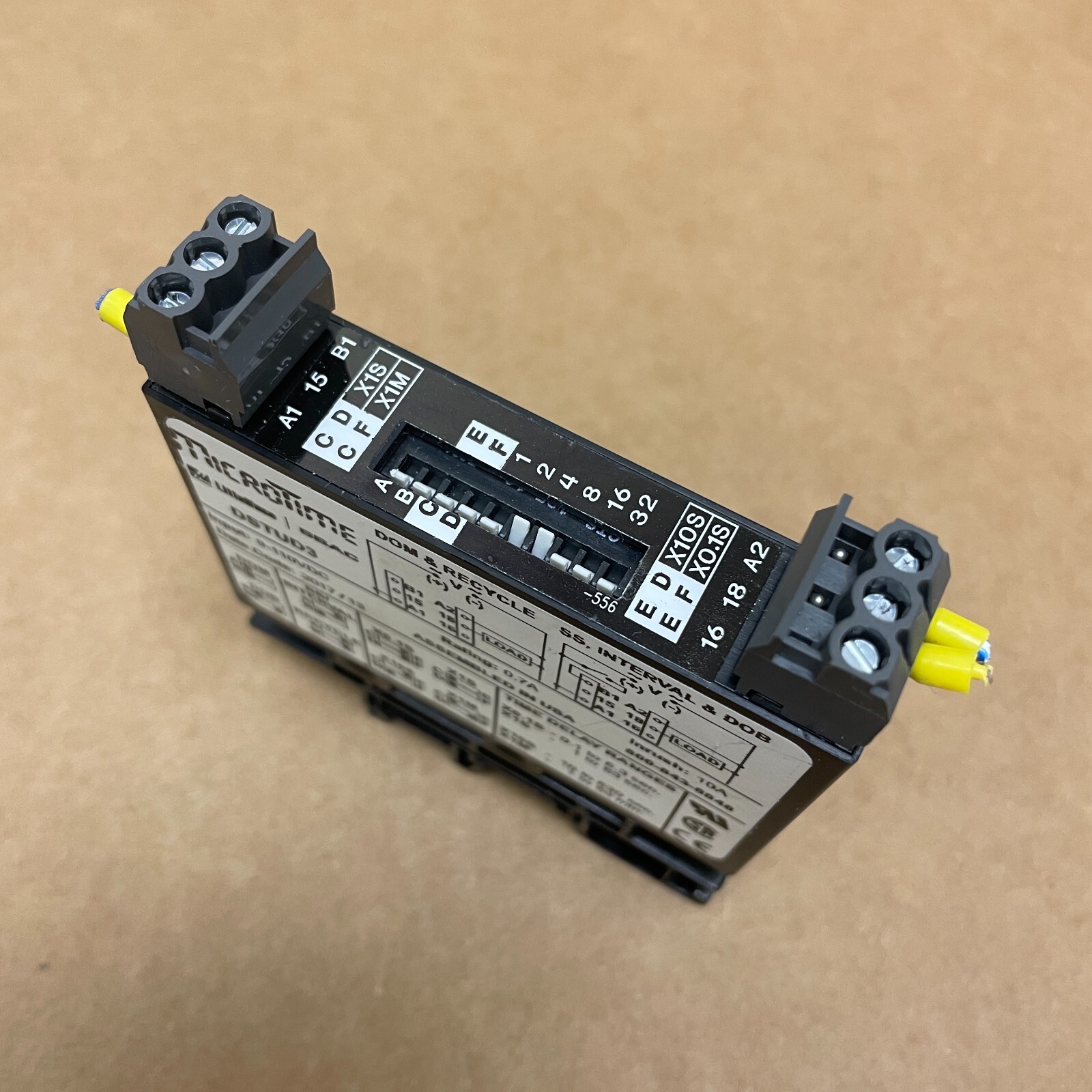 MICROTIME LITTELFUSE SSAC MODEL DSTUD3 TIME DELAY RELAY 9-110VDC 0.7A