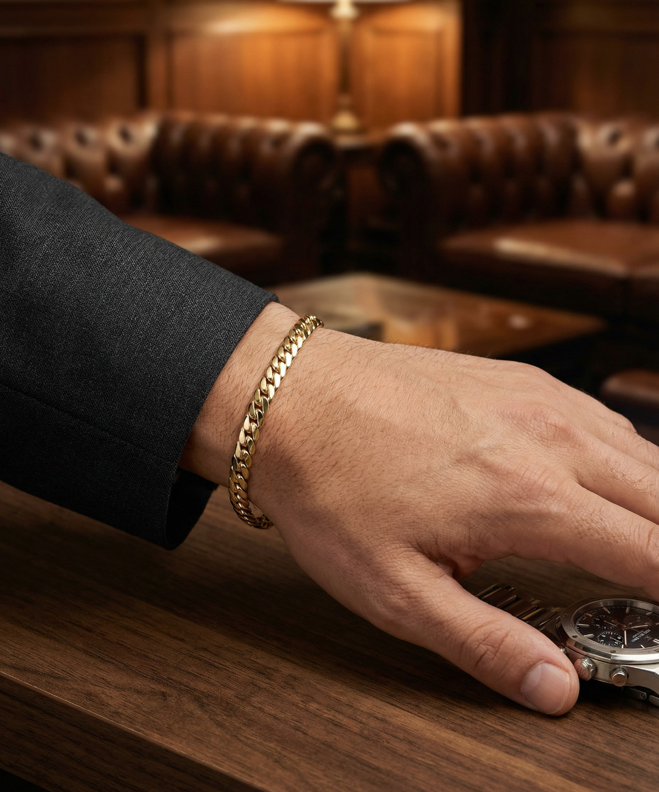 Heavy Men's 14k Gold Stamped Miami Cuban Link Bracelet 8" Inches 5MM