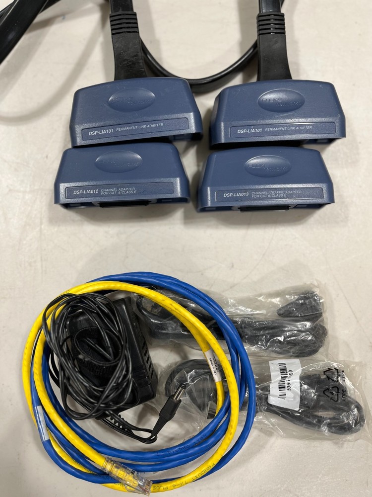 Fluke Networks DSP-4300 Cable Analyzer, Perm. Link & Channel Adapters, LOOK!!!