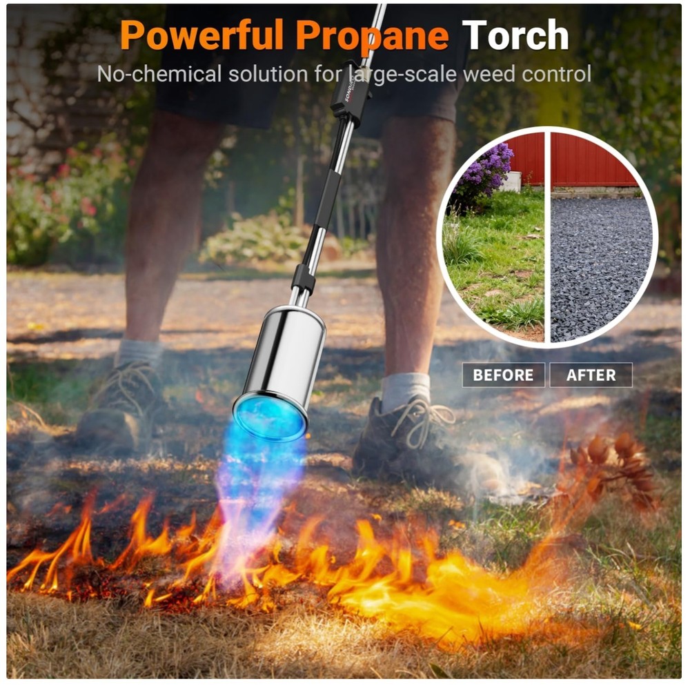 Versatile Propane Torch for Home & Garden