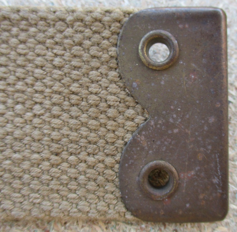 RARE British Army:"1941 WEB BREN SUPPLEMENTARY POUCHES STRAP" (37 Pattern, MECo)