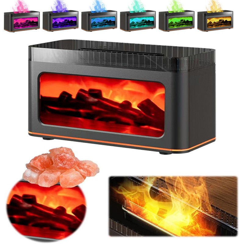 Fireplace Diffuser Humidifier Essential Oil Support Ultrasonic Aromatherapy New