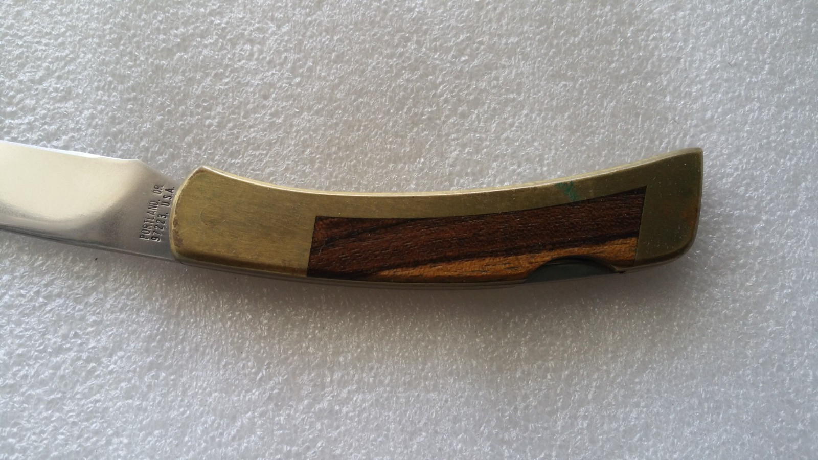 Gerber Sportsman II 2 Pocket Knife Folding Lockback Hunter Vintage + Sheath 80's