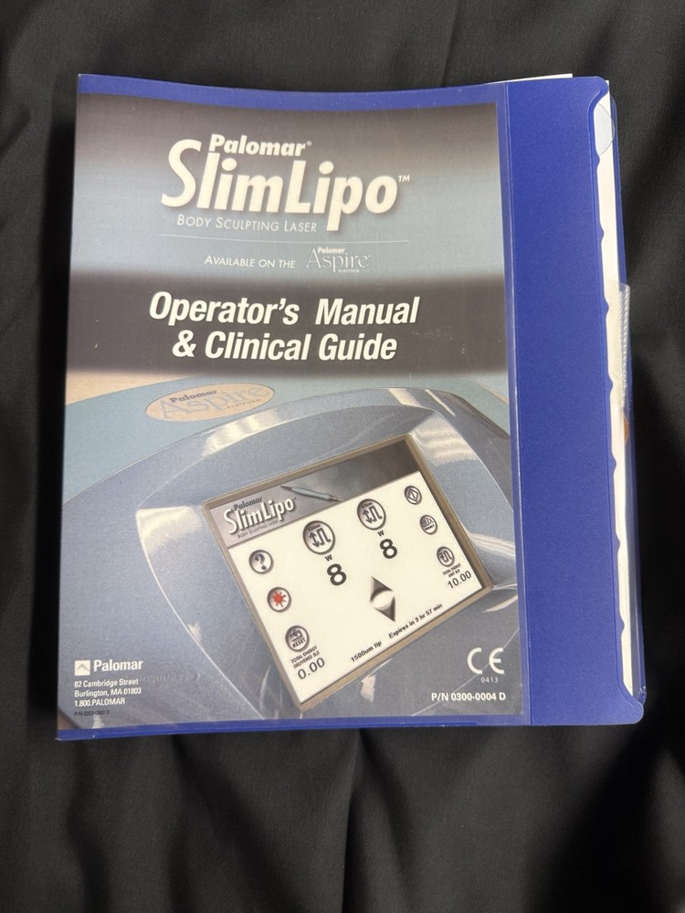 Palomar SlimLipo Operator's Manual & Clinical Guide
