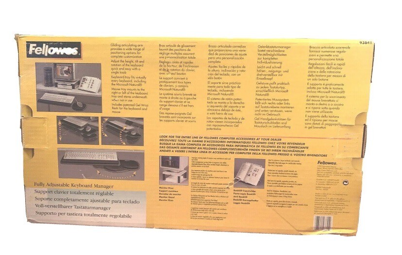 Fellowes, Fully Adjustable Keyboard Manger # 93841