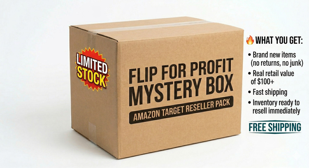 💥 Mystery Resale Box – Flip Items Profit Bundle