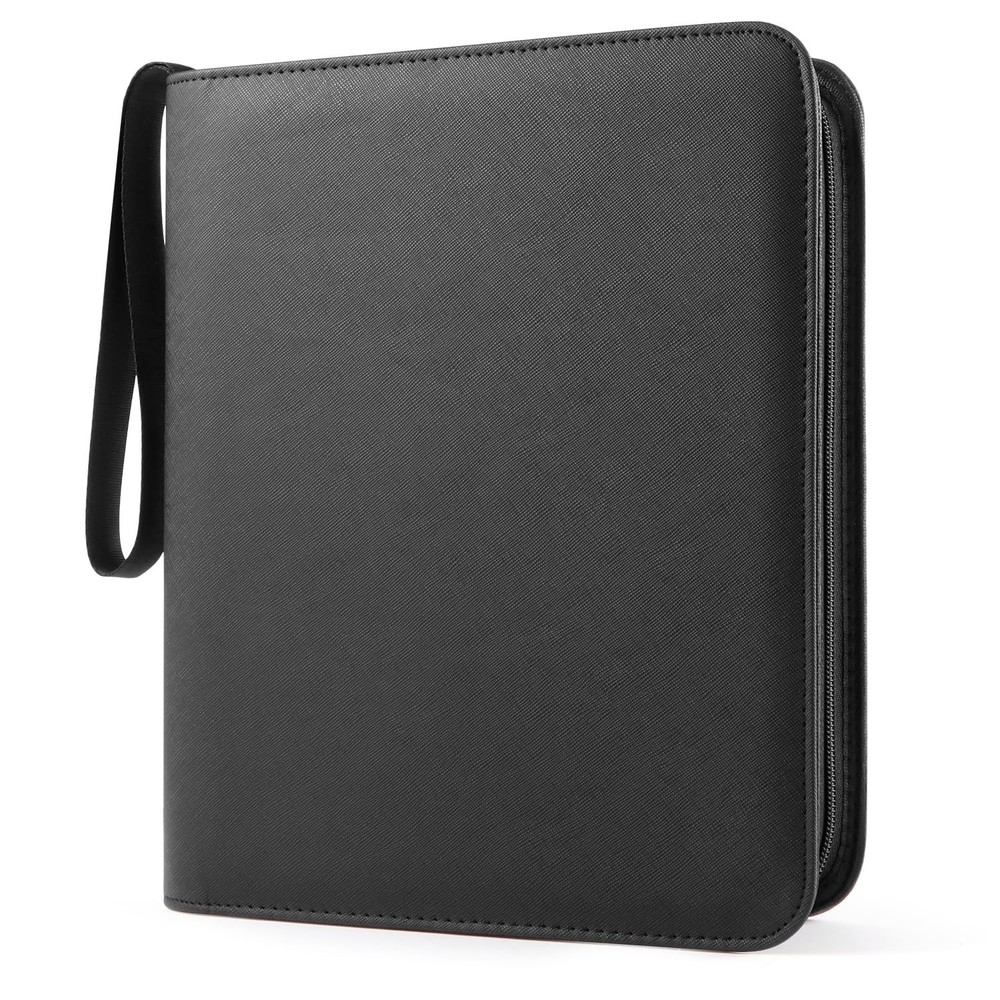 Top Loader Binder 4 Pocket for 144 Toploaders, Side Loading Toploader Binder ...