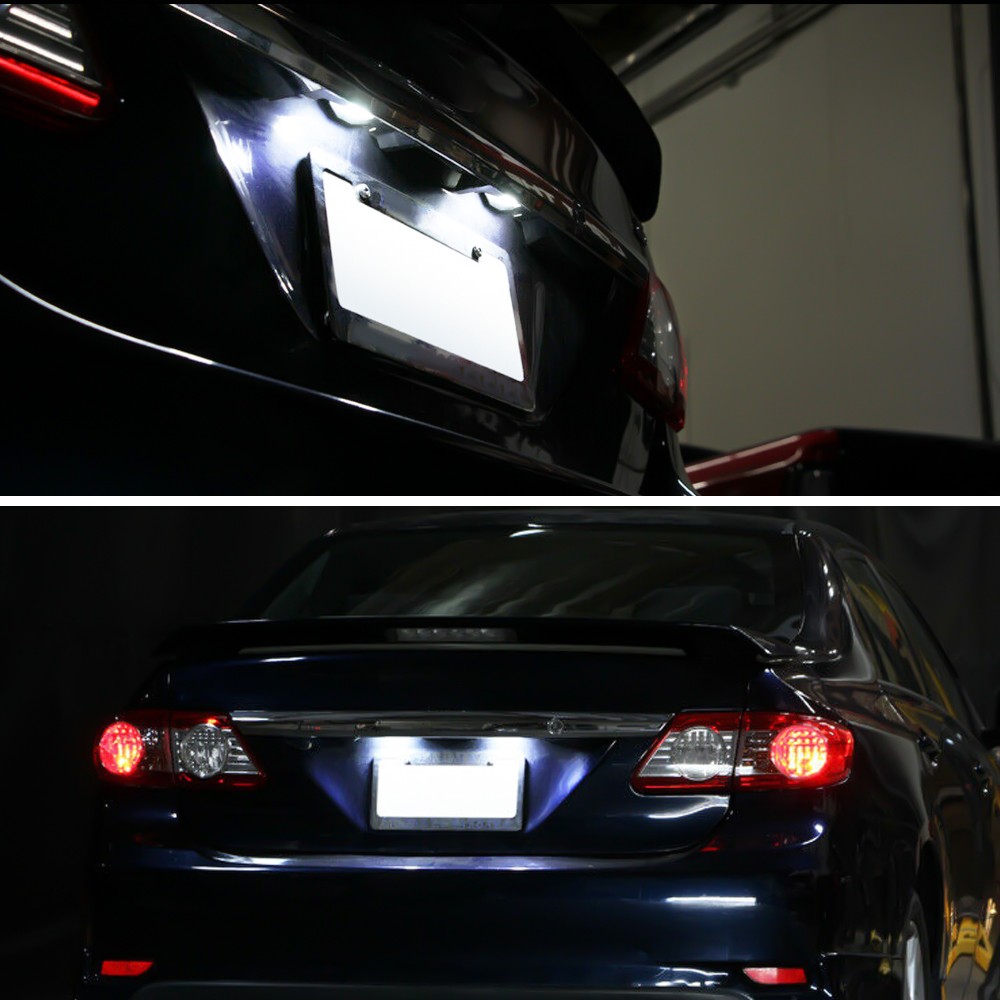 AUXITO 18LED License Light Plate For 2009-2013 Toyota Corolla Tag Lamp 6000K EXV