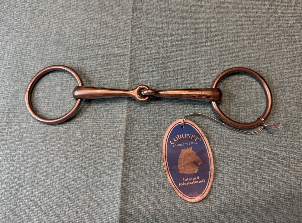NEW Coronet 5 1/4” Loose Ring Solid Snaffle
