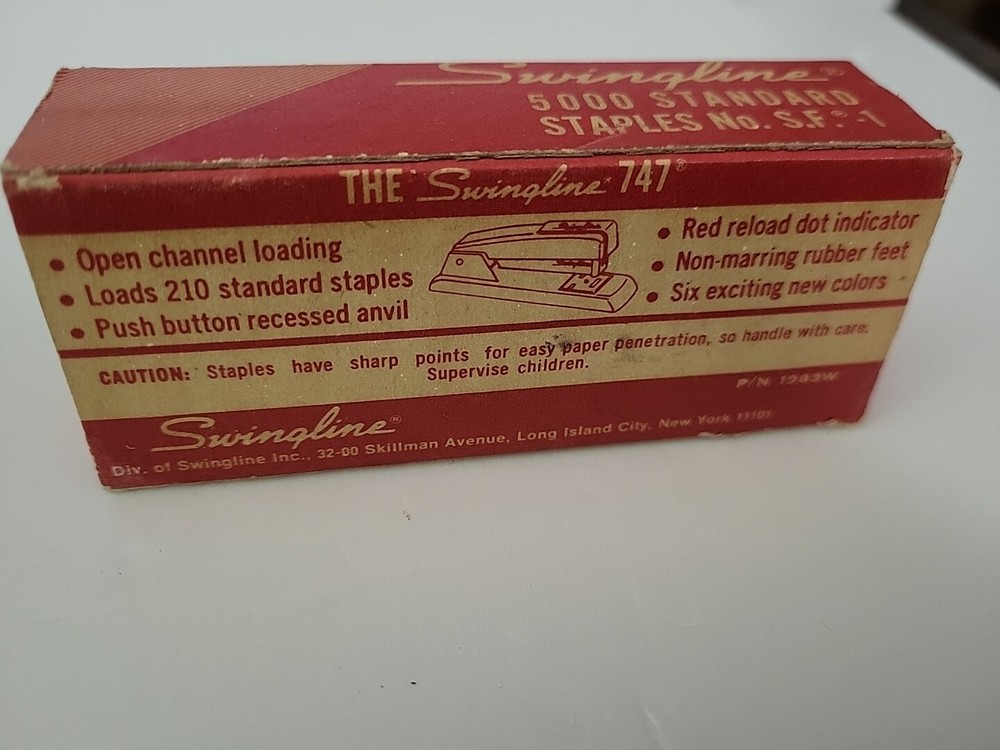 Swingline SF 1 Staples Open Box