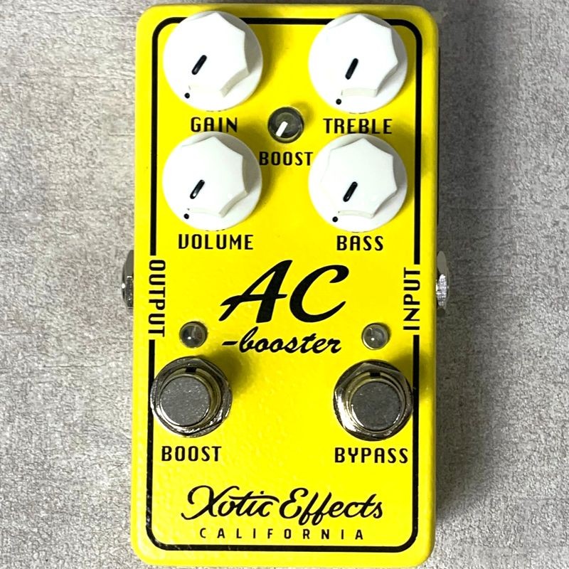 Xotic AC Booster V2 Overdrive Effector Yellow