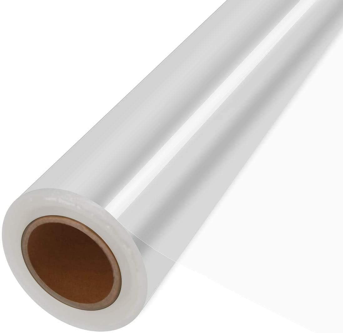 100 ft Clear Cellophane Wrap Roll (31.5 in x 100 ft) - 3 Mil Thicken Cellophane
