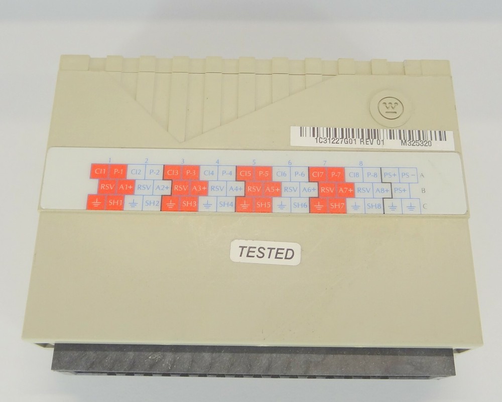 Westinghouse 1C31227G01 Ovation Analog Input Module Rev 0