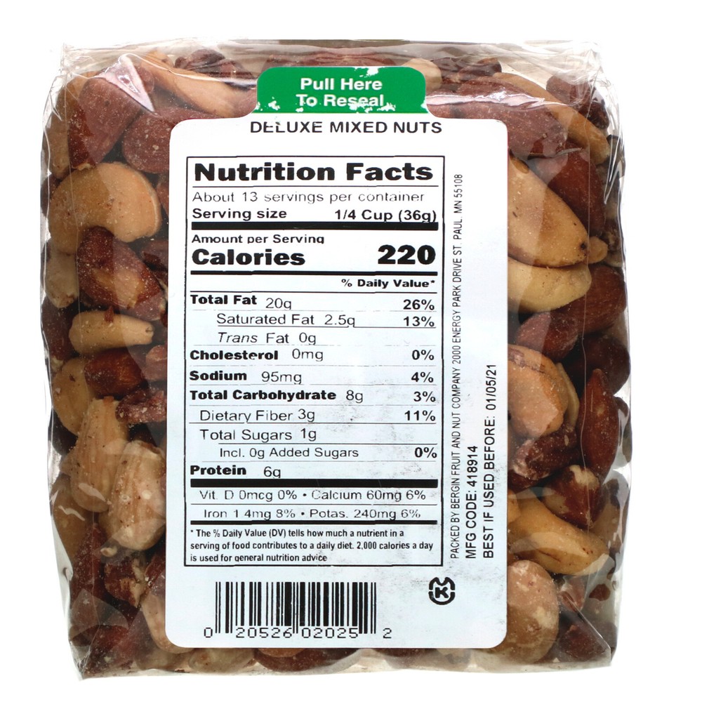 Deluxe Mixed Nuts, 16 oz (454 g)